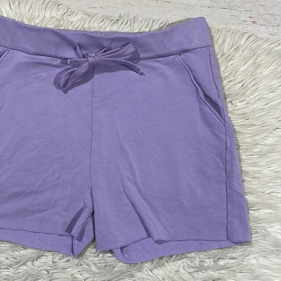 Majestic Filatures Deluxe Purple Drawstring Jersey Shorts - Picture 6 of 9